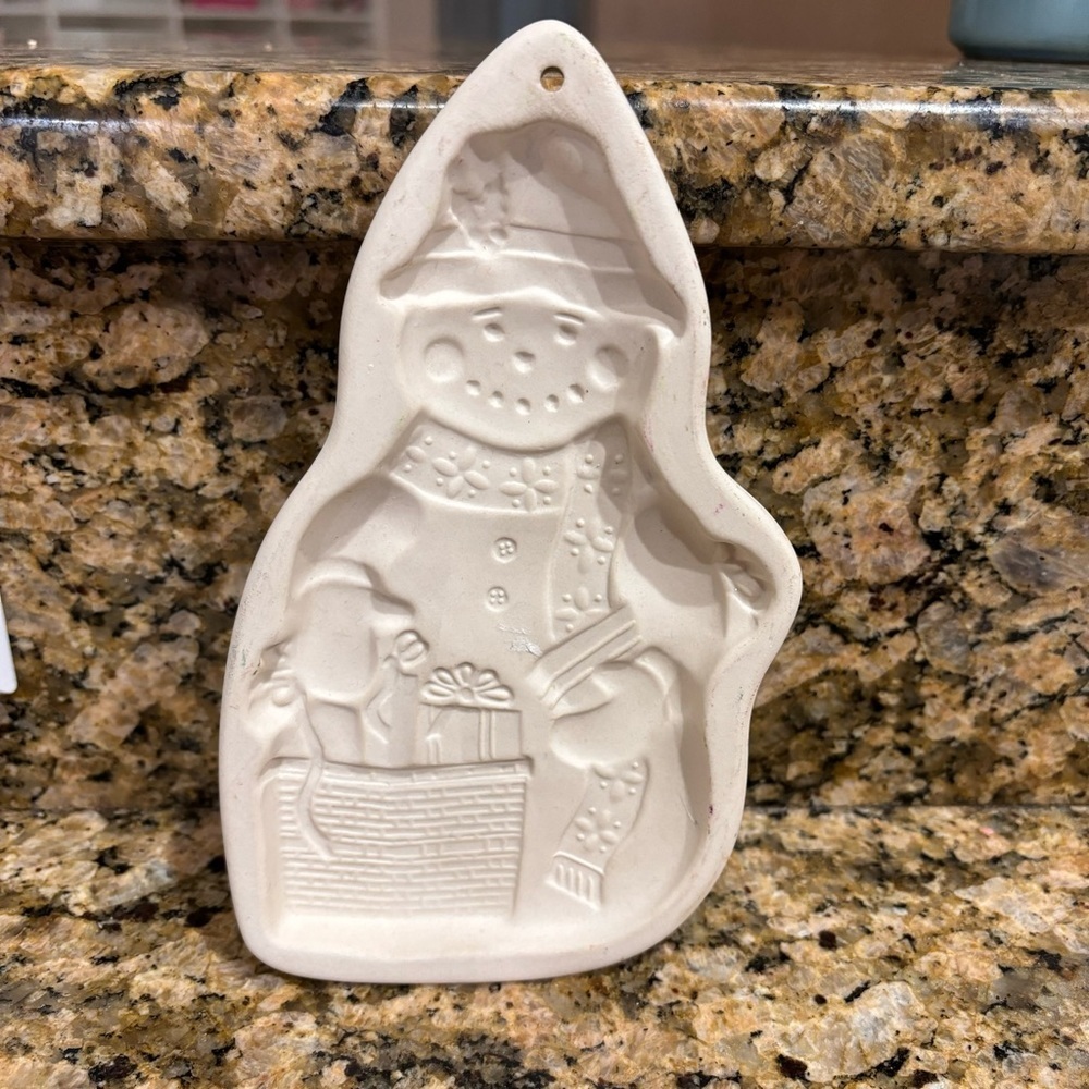 Longaberger | 1997 snowman cookie press mold